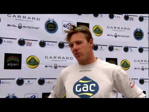 Ian Williams talking us through his second day at Match Race France