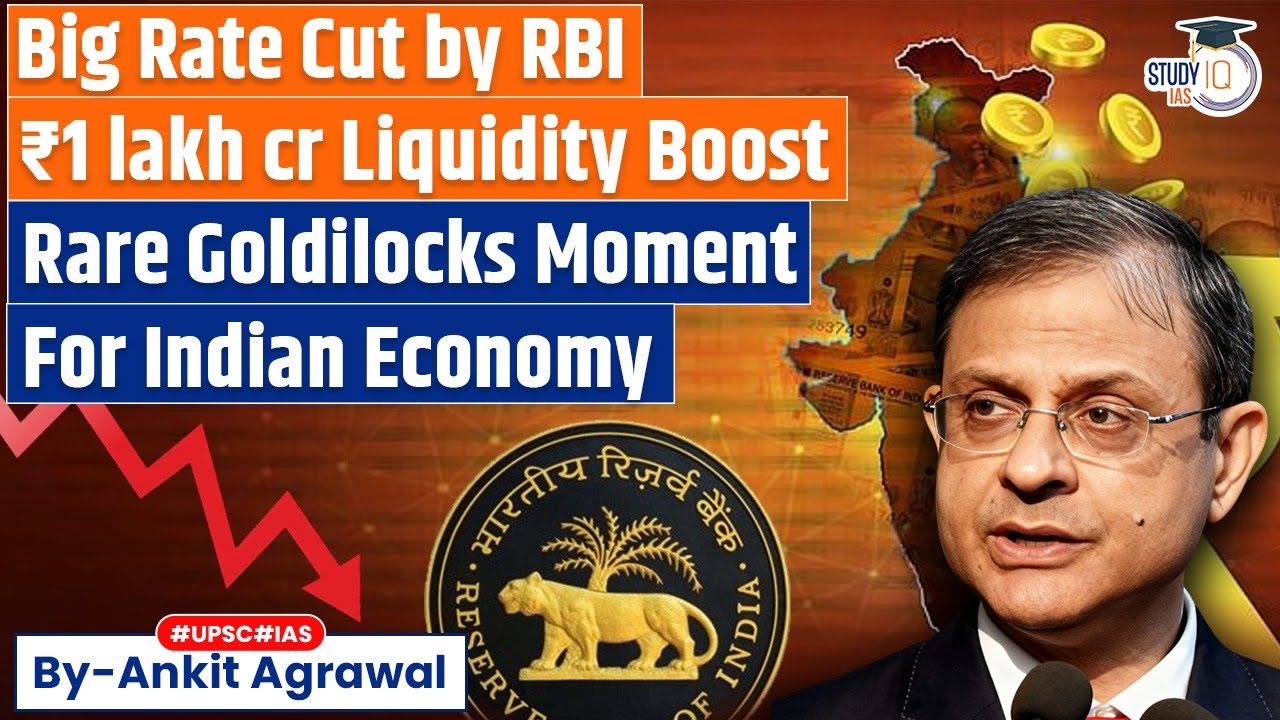 Repo Rate Cut: Big Monetary policy decision | Ankit Agrawal Study IQ