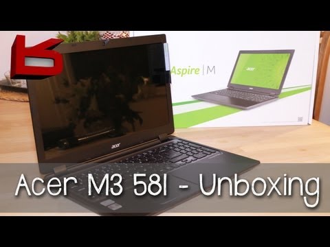 Acer Aspire Ultrabook M3-581tg Nvidia 640M - Unboxing