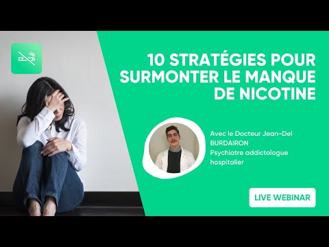 Free webinar: 10 strategies to overcome nicotine withdrawal
