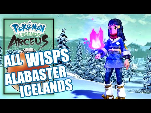 Pokemon Legends Arceus – All Wisp Locations in Alabaster Icelands