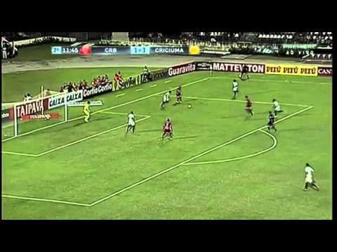 Gol de Clebinho, CRB 3 x 1 Criciuma 15/08/2015, Brasileiro Série B 2015