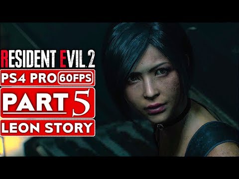 RESIDENT EVIL 2 REMAKE Gameplay Walkthrough Part 5 Leon Story [1080p HD 60FPS PS4] - No Commentary