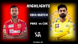 PBKS vs CSK 38th Match IPL 2022 Highlights| PBKS vs CSK Match 38 Highlights 2022 |Hotstar|Cricket22