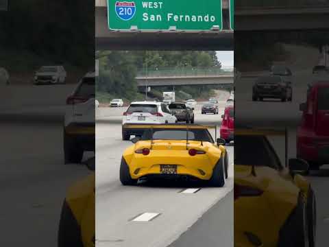 Crazy Mazda Miata w/ Widebody #fypシ