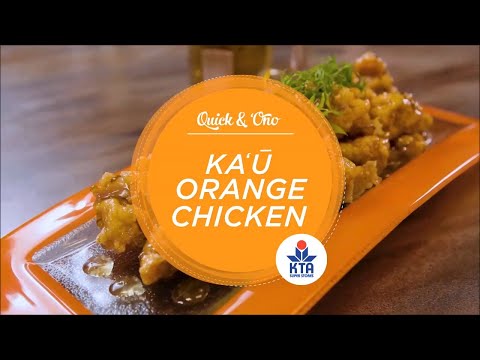 Receitas rápidas e 'Ono da KTA: Ka'u Orange Chicken com Chef Elden Rodrigues