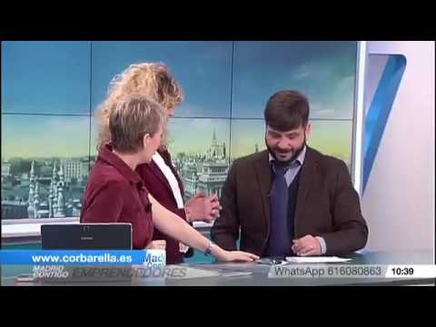 Corbarella "Telemadrid" con Inmaculada Galván