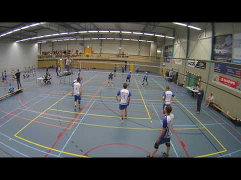 Volleybalcompetitie 2e klasse Meteoor HS1 - Podarwic HS1 (15 april 2017)