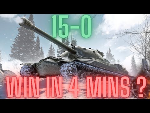 AFK IS7's Platoon Won The Fastest Battle In World Of Tanks!