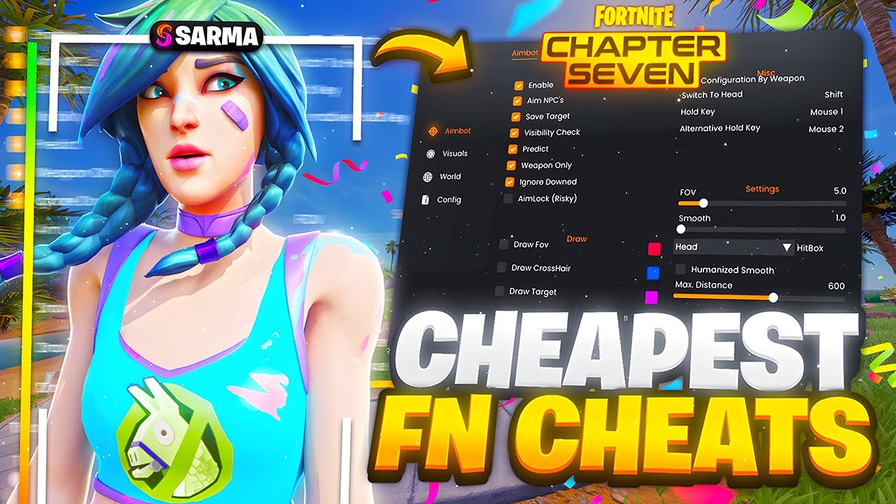 I Tried The BEST Free Fortnite CHEAT in Season 5..
