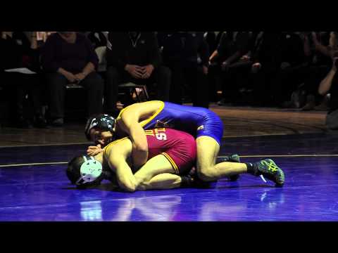133 --  #1 Joe Colon (UNI) tech fall Shayden Terukina (ISU), 16-1 (5:19) Feb. 8, 2014