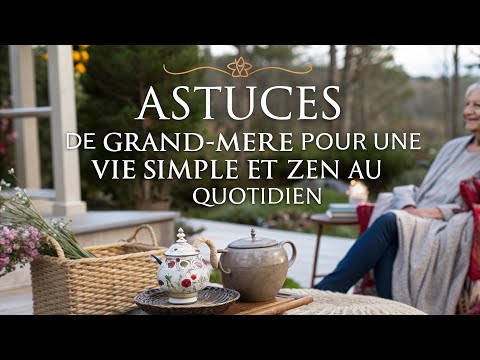 7 Grandma's Tips for a Simple and Zen Everyday Life 🌿