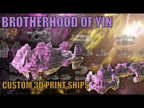 CUSTOM FACTION SHIPS for Twilight Imperium – Brotherhood of Yin