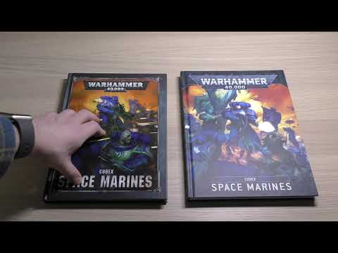Old vs New - Space Marine Codex Comparison (WH40K)