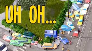 Double Dose of Traffic Fixing & Financial Buildings Fixing in Cities Skylines!