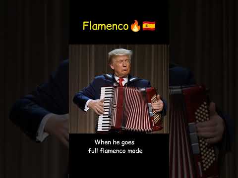 Trump’s Insane Flamenco Accordion Performance! #trump