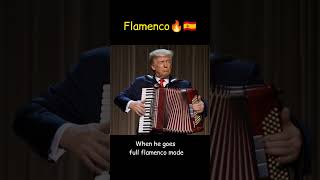 Trump’s Insane Flamenco Accordion Performance! #trump