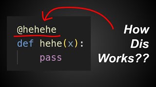 Visualizing How Decorators (eg. @something) Work In Python (Using Pen & Paper)