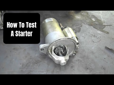 How to test your Starter Solenoid Assembly