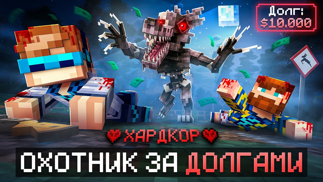 😱 Майнкрафт, но Мы Отдаём 10.000$ ДОЛГА В Страшном Лесу [Последний Ролик] + Фиксп