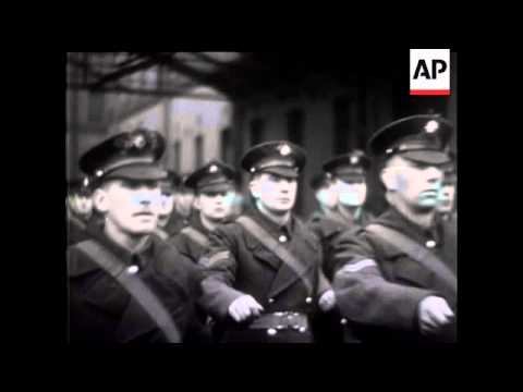 Earl Of Cavan Hands Out Shamrocks To Irish Guards On St. Patrick's Day