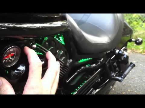 Air gauge for Arnott air suspension on my 2008 Vrod