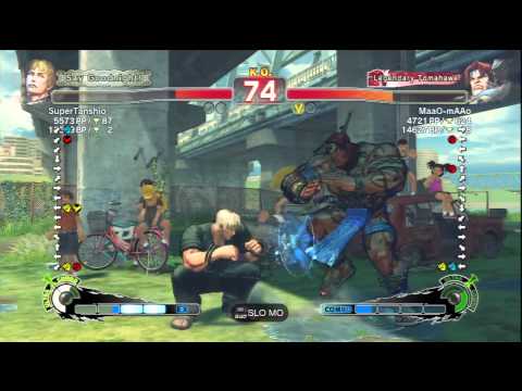 SuperTanshio [Cody] Vs MaaO-mAAo [T.Hawk] SSF4 AE Japanese Online Ranked Matches - PSN