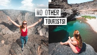 The Most INCREDIBLE Spots in Oman! - Private Blue Pool & Omani Grand Canyon 😍