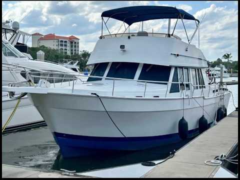 2001 Mainship 43 Trawler Aft Cabin Charley Video