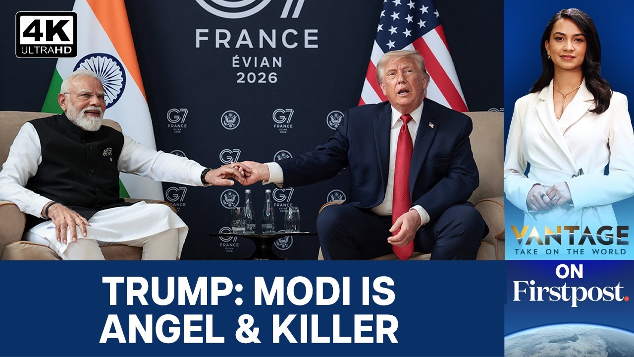 Trump's 'Angel & Killer' Comment on Indian PM Modi Sparks Global Buzz | Vantage on Firstpost