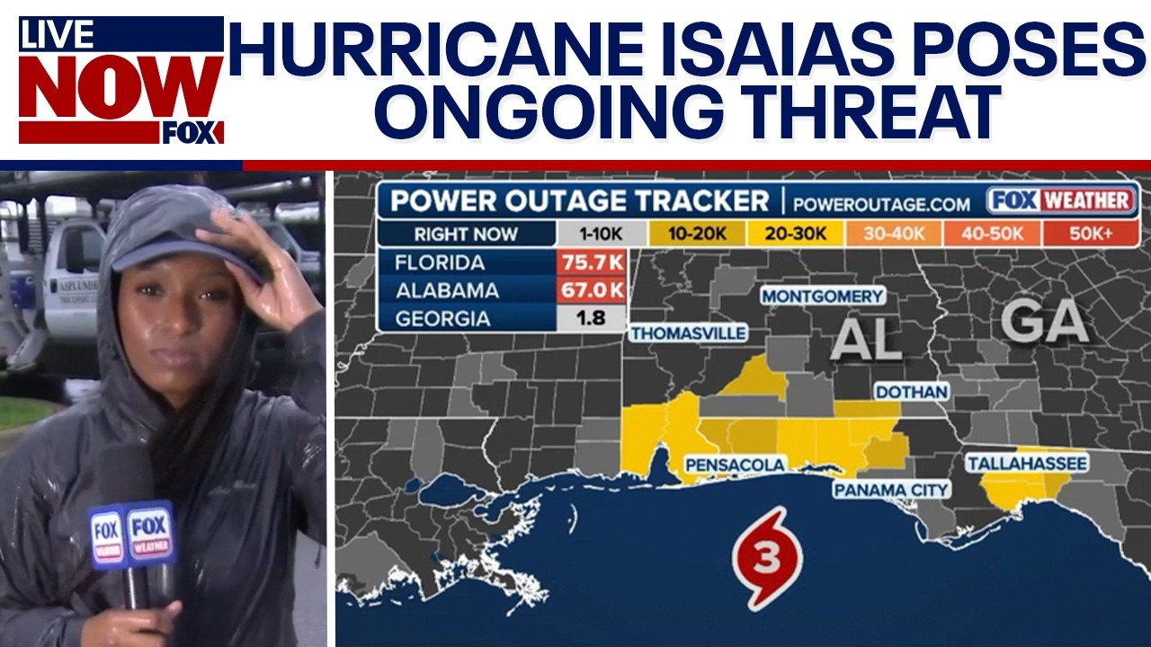 Hurricane Isaias poses ongoing threat to Gulf Coast