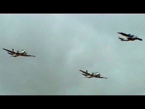 World's only flying Dornier Do-24 ATT + 2x Breguet Br. 1150 Atlantic Unique Formation Flypast!