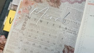 Rosey Life Planner PR YouTube Loop | March Kit Monthly Set Up