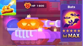 Tank Stars - Gameplay Walkthrough part 50 - Tank Pumpkin & Bats Weapon Max lvl (iOS,Android)