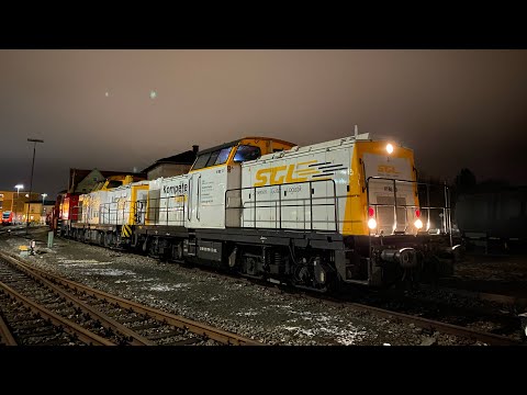 4K Führerstandsmitfahrt BR 203 Worms Hbf - Ludwigshafen Gbf  - Kaiserslautern Hbf - Saarbrücken Rbf