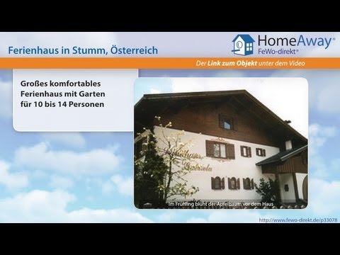 Tirol: Großes komfortables Ferienhaus mit Garten für 10 bis 14 Personen - FeWo-direkt.de Video