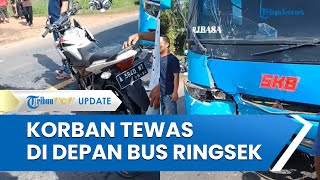 Kecelakaan Maut di Jalan Lintas Tengah Sumatera, 1 Motor & Bis Ringsek, Kapolsek Beri Konfirmasi