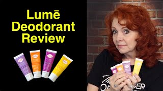 Lumē Deodorant Review  #aluminumandbakingsodafree #naturaldeodorant #nonstainingdeodorant