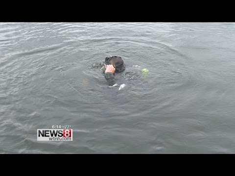 State police dive team trains on Gardner Lake in Salem
