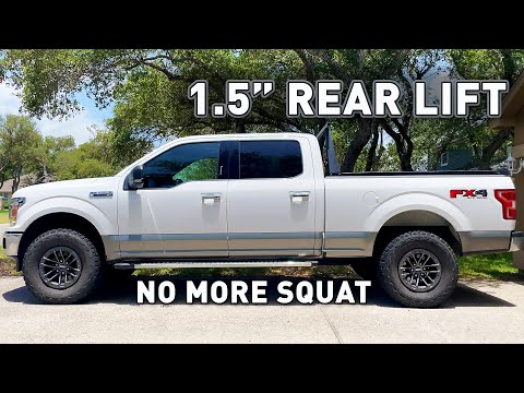 I Installed 3 Inch Rear Lift Blocks on my 2018 Ford F150