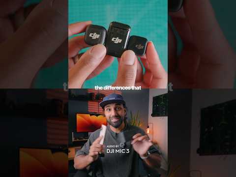 DJI Mic 3 VS DJI Mic 2 VS DJI Mic Mini 👀 (das beste Mikrofon für Sie!) #shorts