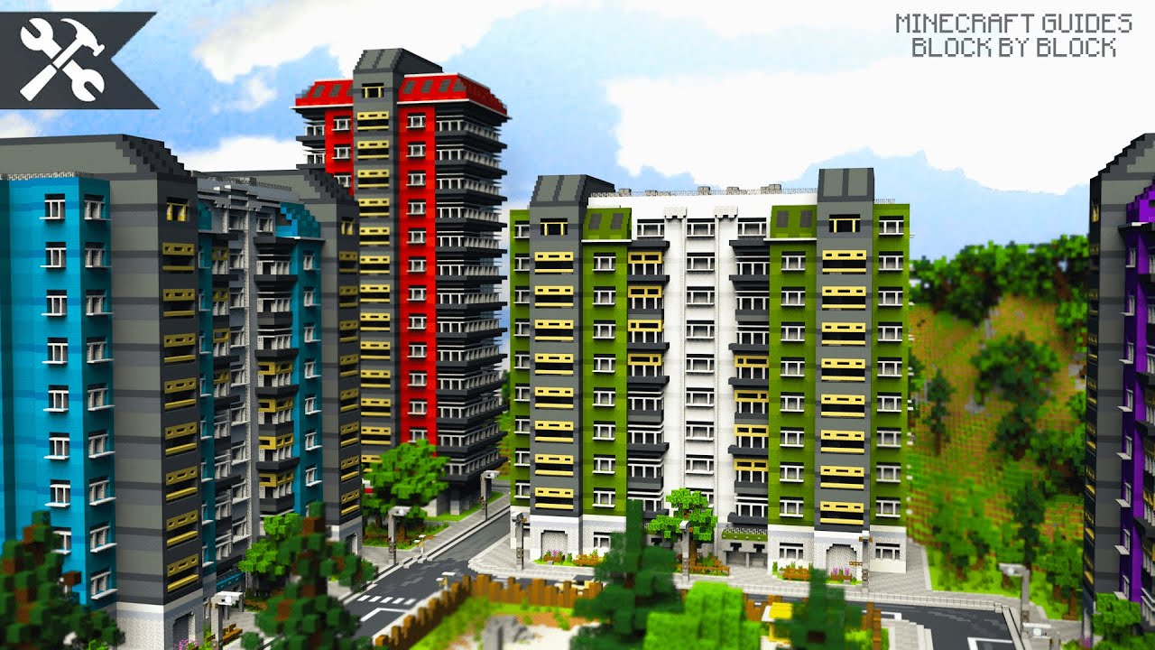 Apartment Building | HOW TO BUILD? | Minecraft Block by Block