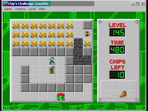 CCLP2 level 145 solution - 456 seconds