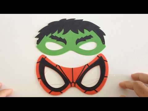 Masques super héros imprimés 3D / 3D printed super hero masks