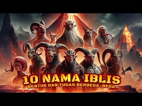 NGERII‼️ INILAH 10 JENIS IBLIS DAN TUGASNYA DALAM MENGGODA MANUSIA! MUSLIM WAJIB TAU
