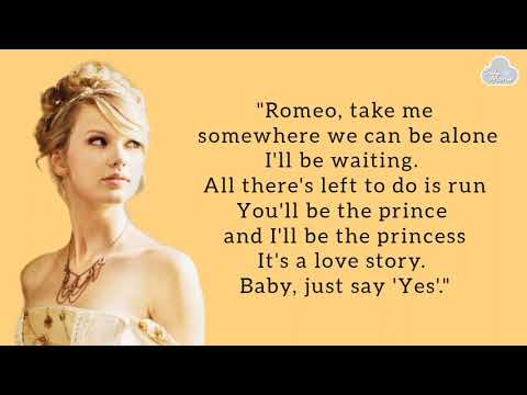 TAYLOR SWIFT - Love Story Lyrics