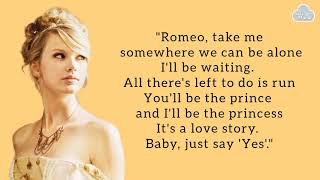 TAYLOR SWIFT - Love Story Lyrics