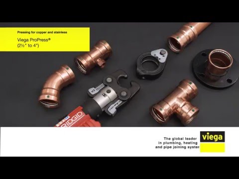 HOW TO MAKE A 2½" to 4" PROPRESS XL CONNECTION | Viega