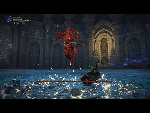 Depth 5 Red Divine Beast Warrior (Level 1/Scholar/Hitless) - Elden Ring Nightreign