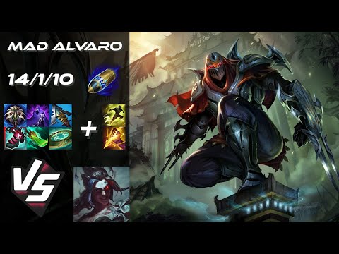 MAD Lions Alvaro JUNGLE Zed vs Kayn - EU Challenger Patch 25.24